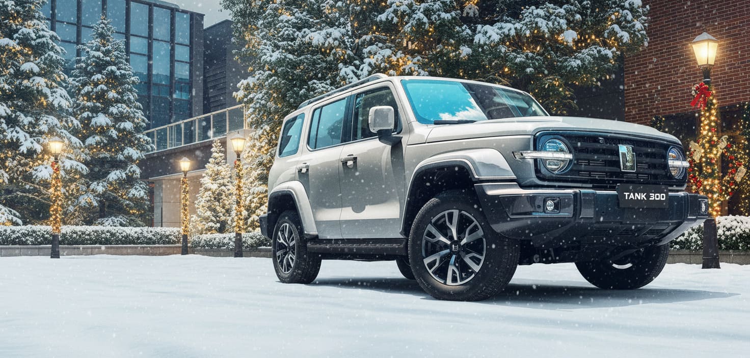 Обновленный TANK 300: тест-драйв в Охта-Парке!